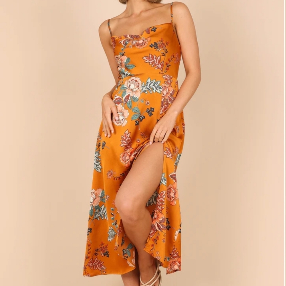 Petal+pup dress floral sexy casual party - Picture 2 of 3
